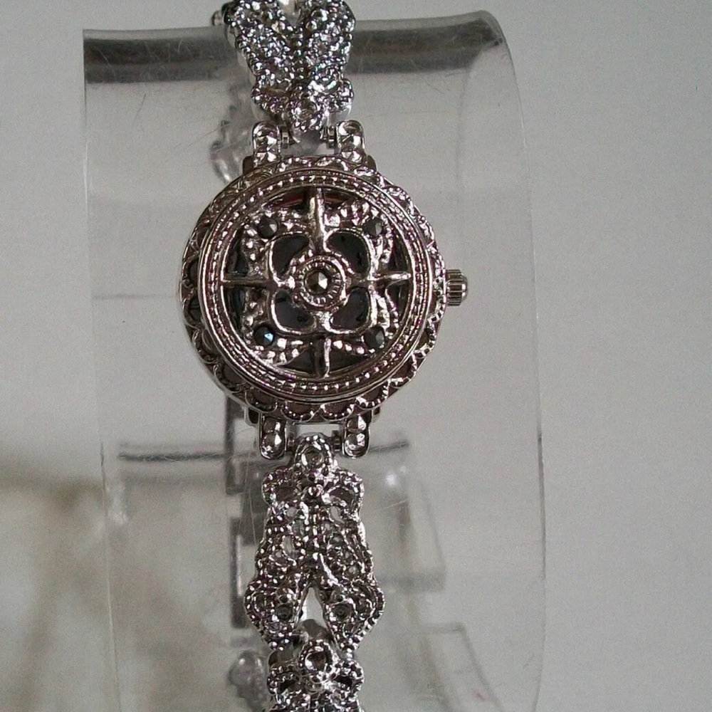 Women's Bracelet Fashion Marcasite Look Special Occasion Dressy Watches